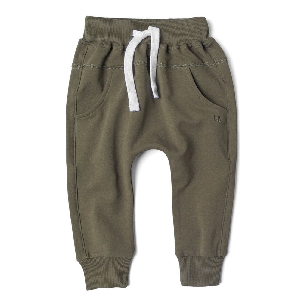 Little Bipsy Jogger. Size 4-5T Color Dark Moss (Green)